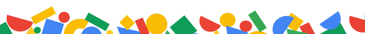 Footer decorative shapes