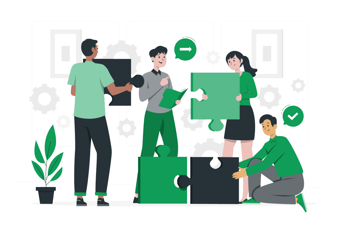 Team meeting and discussion